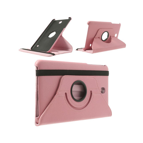 3-Sixty (Pinkki) Samsung Galaxy Tab 4 8.0 Nahkakotelo