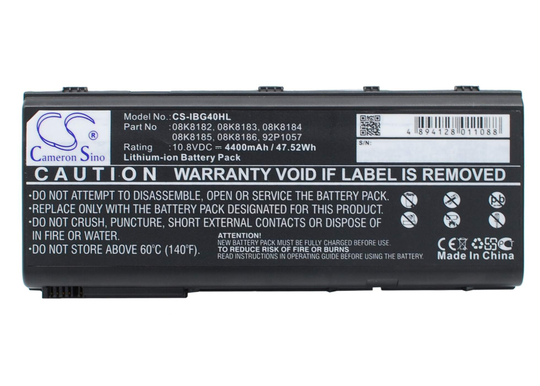 IBM ThinkPad G40 G41 akku 4400 mAh