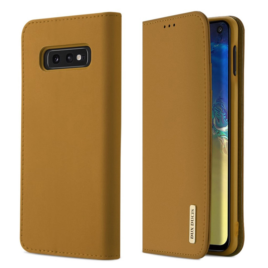 DUX DUCIS Samsung Galaxy S10e leather case - Khaki