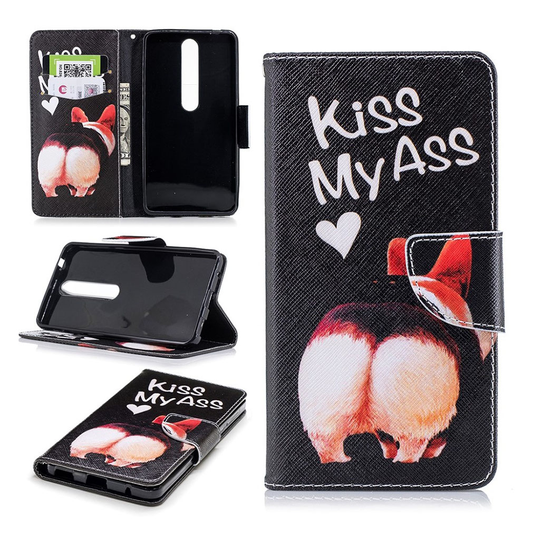 Nokia 6 (2018) ainutlaatuinen suojakotelo - Kiss my ass