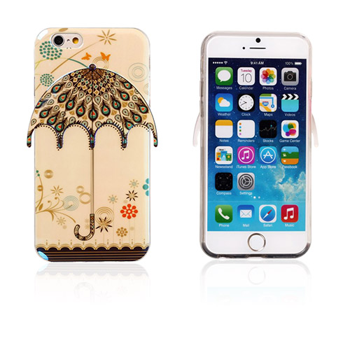 3D Umbrella (Riikinkukon Höyhen) iPhone 6 Suojakuori