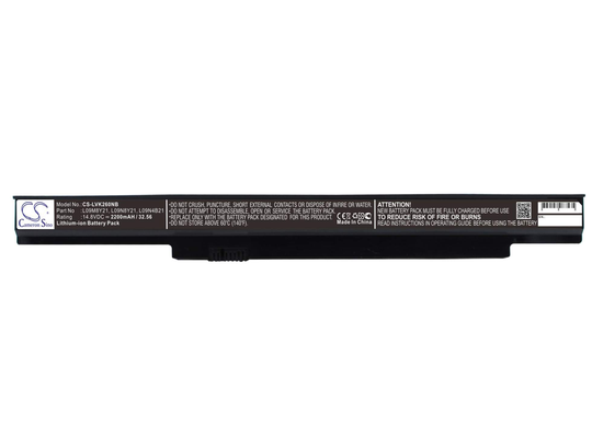 Lenovo E26 K26 K27 akku 2200 mAh