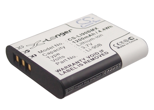 Olympos Li-90B Li-92B akku - 1200 mAh