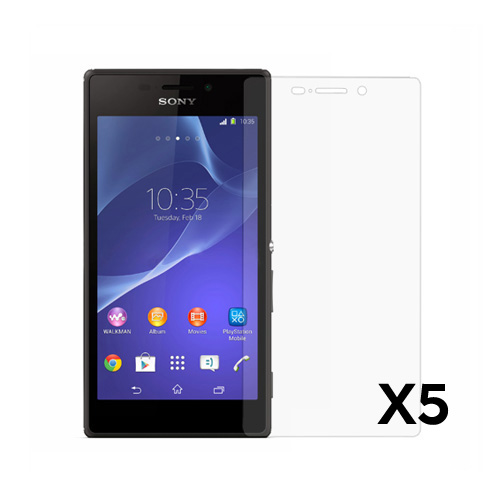 Näytön Suojakalvo Sony Xperia M2 - 5 Kpl