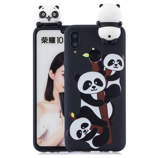 Huawei P Smart 2019 3D Suloinen nukke kuosi suojakotelo - Ihanat Pandat