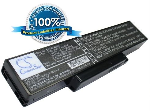 Dell Inspiron 1425 D1425 1427 akku 4400 mAh - Musta