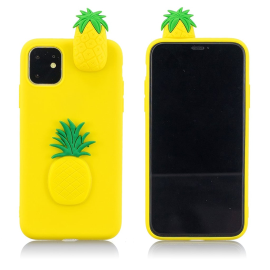 Cute 3D iPhone 11 Pro Max kuoret - Ananas