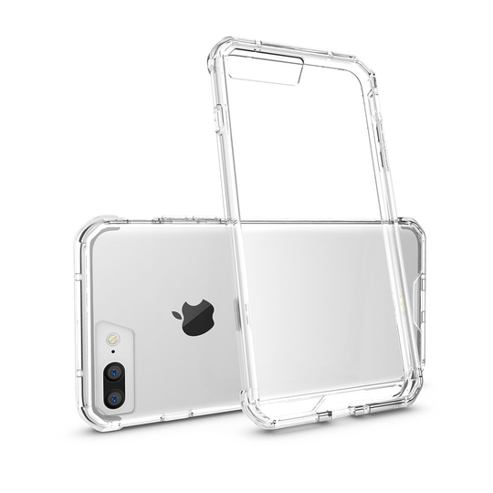 Armor-X iPhone 7 / 8 Plus Ultra Slim Iskunkestävä Suojakotelo - Läpinäkyvä