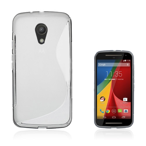 Lagerlöf (Harmaa) Motorola Moto G2 Suojakuori