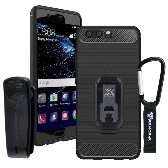 Armor-X TP Huawei P10 Plus Rugged suojakotelo - Musta