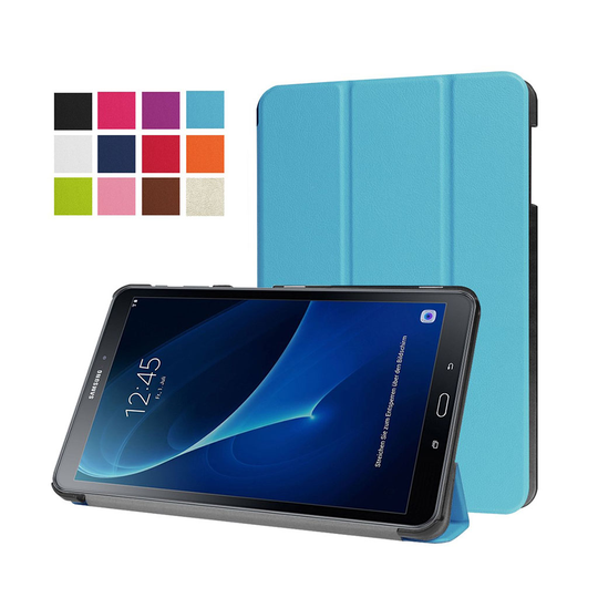 Edwardson Samsung Galaxy Tab A 10.1 (2016) Nahkakotelo - Vaaleansininen