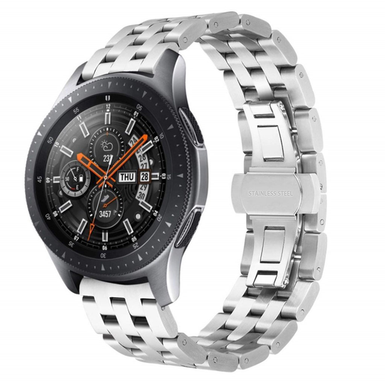 Samsung Galaxy Watch (46mm) stainless steel watch band - Silver