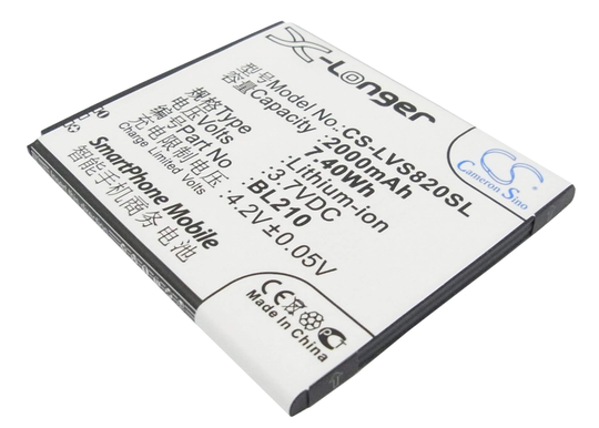 Lenovo A656 A658T A750e akku 2000 mAh