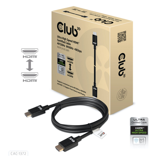CLUB 3D HDMI 2.1 120Hz 2M M/M