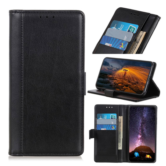 Samsung Galaxy S10e wallet leather case - Black