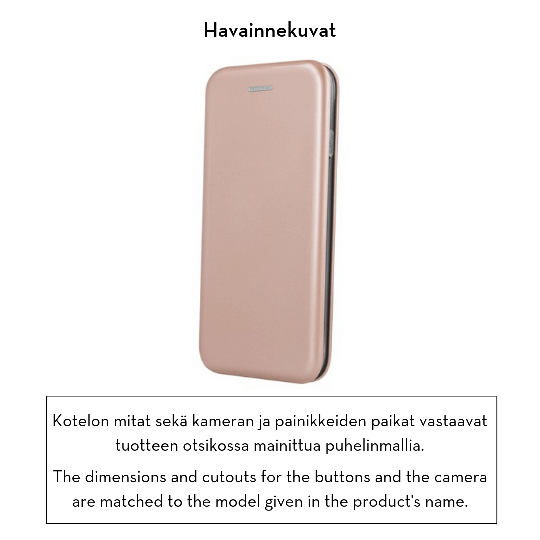 Forever lompakkomallinen Armor suojakotelo Samsung S9 - ruusukultainen