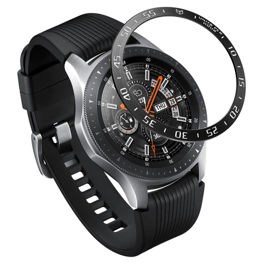 Samsung Galaxy Watch (46mm) metallic bezel - Black