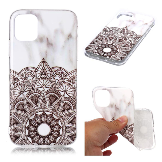 Marble iPhone 11 kuoret - Harmaa heimojen marmori