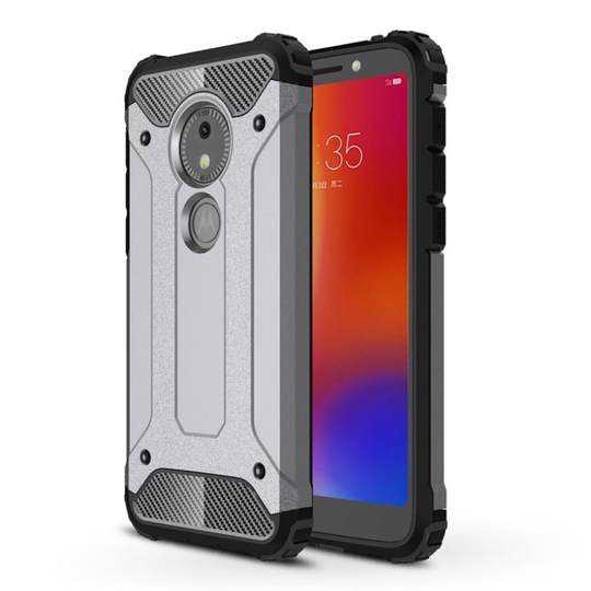 Motorola Moto E5 Play armor guard hybrid case - Grey