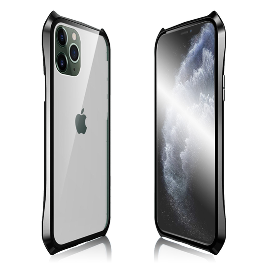 Luphie Bat iPhone 11 Pro Alu-Bumper + Glass - Black