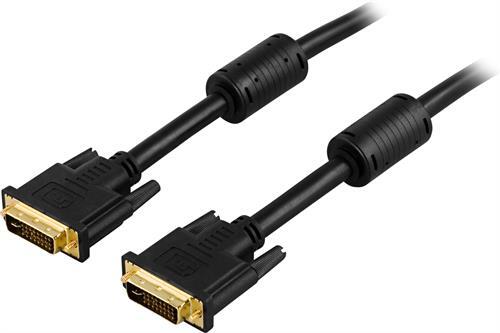 DVI-näyttökaapeli, Dual Link, DVI-I Uros - Uros, 2 M