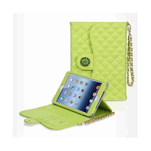 Takefans Rhombus (Vihreä) iPad Mini Suojakotelo Kannella
