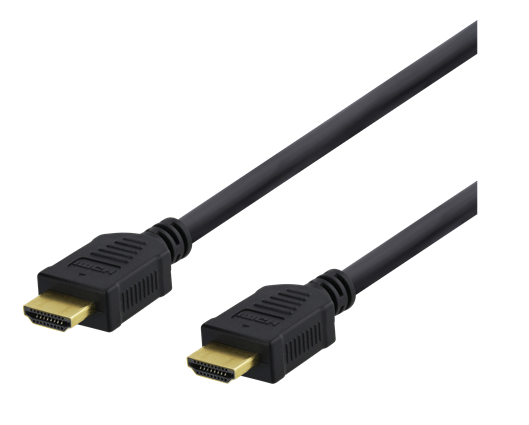 HDMI-kaapeli, High-Speed Premium, 2 M, Ethernet, 4K UHD, Musta