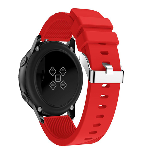 Samsung Galaxy Watch Active 20mm silicone watchband - Red