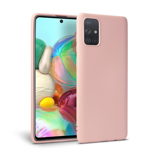 Samsung Galaxy A71 Tech-Protect Icon Pinkki Suojakotelo