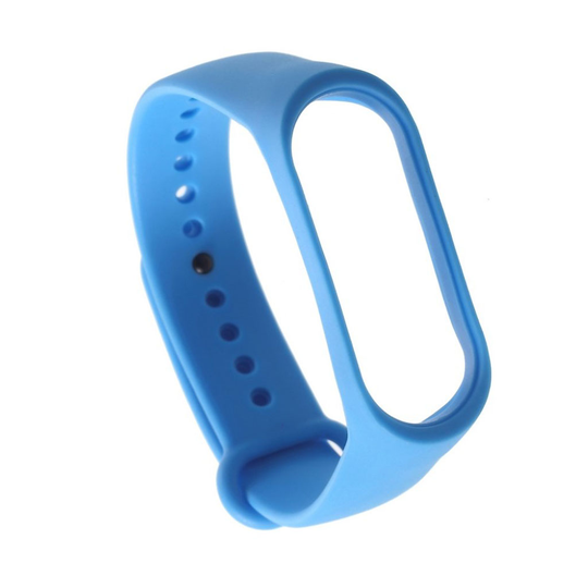 Xiaomi Mi Band 3 Pehmeä TPU Muovi Vaihdettava Kellon Ranneke - Tumman Sininen