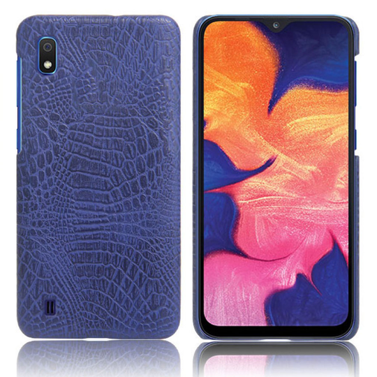 Croco Samsung Galaxy A10 kuoret - Tummansininen