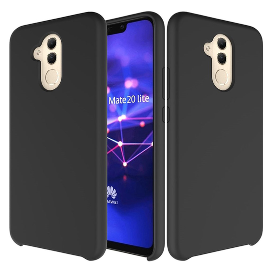 Huawei Mate 20 Lite silikoni Suojakotelo - Musta