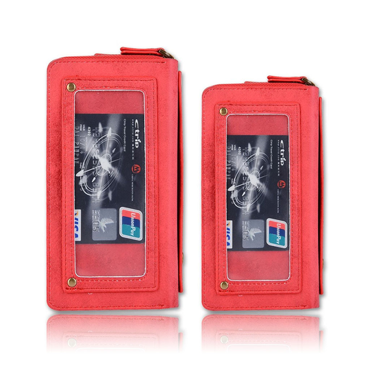 Phone 7 Plus / 8 Plus Käsilaukku Tyylinen Nahkakotelo - Kuuma Pinkki