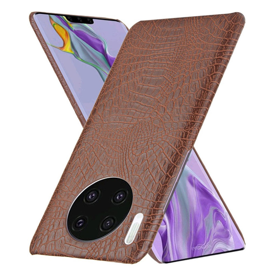 Croco Huawei Mate 30 kuoret - Ruskea