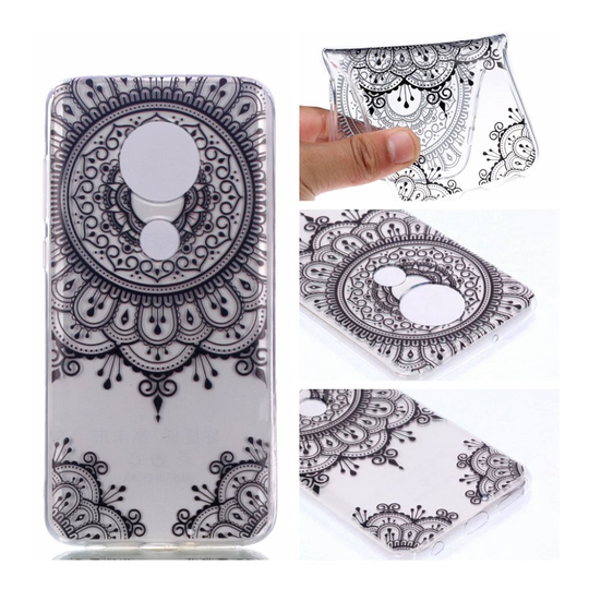 Motorola Moto G7 pattern case - Lace Flower