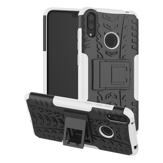 Offroad Huawei Y7 2019 kuoret - Valkoinen
