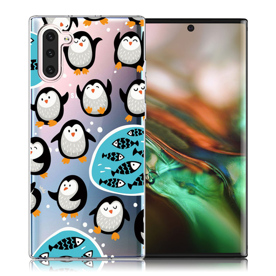 Deco Samsung Galaxy Note 10 kuoret - pingviinit
