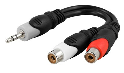 Multimediasovitin, 3,5 Mm Uros - 2 X RCA Naaras