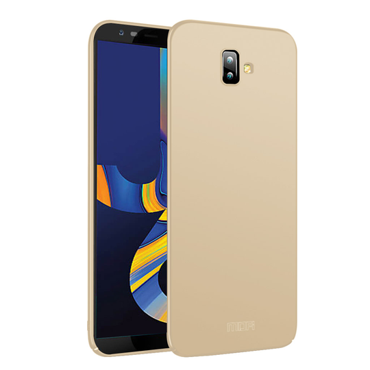 Samsung Galaxy J6 Plus (2018) MOFI himmeä pintainen kova muovinen takasuoja kuori - Kulta