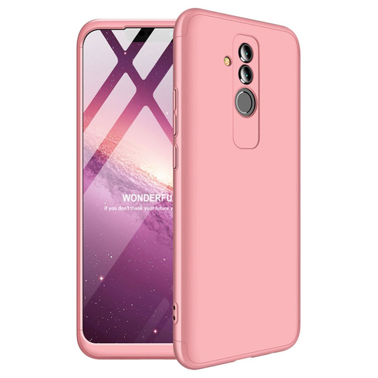 Huawei Mate 20 Lite GKK 3 palainen matta pintainen kova muovinen takasuoja kuori - Ruusu Kulta