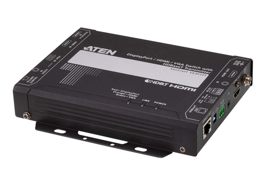 DisplayPort/HDMI/VGA Switch With HDBaseT Transmitter