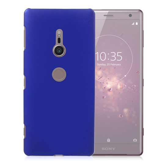 Sony Xperia XZ2 yksinkertainen suojakuori - Tummansininen