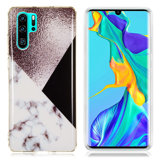 Huawei P30 Pro marmori kuosinen suojakotelo - Malli E