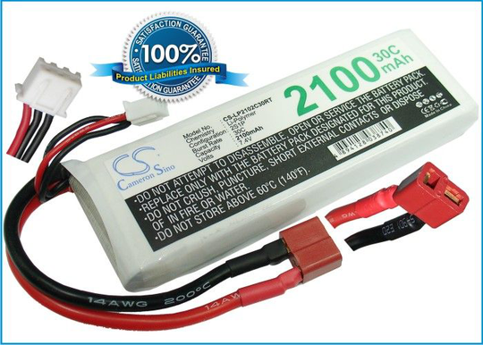 Li-Po akku 2100mAh 7 4V 30C Deans / T-Plug