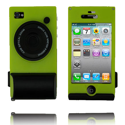 CamCase (Vihreä) iPhone 4 Silikonikuori