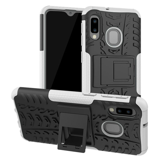 Offroad Samsung Galaxy A20e kuoret - Valkoinen
