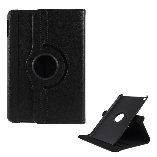 iPad Mini (2019) litsi nahkainen suojakotelo - Musta