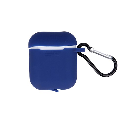 Airpods suojakotelo + kantokoukku - tummansininen