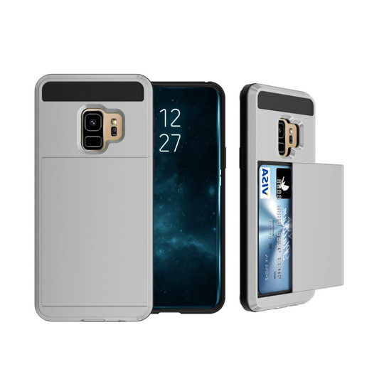 Samsung Galaxy S9 korttipaikallinen suojakuori - Harmaa