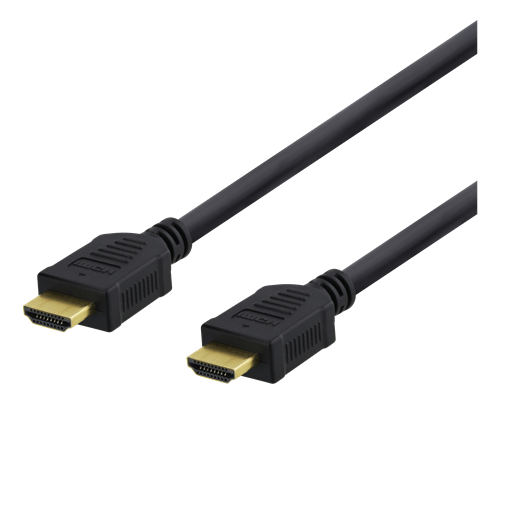 HDMI-kaapeli, High-Speed Premium, 3 M, Ethernet, 4K UHD, Musta